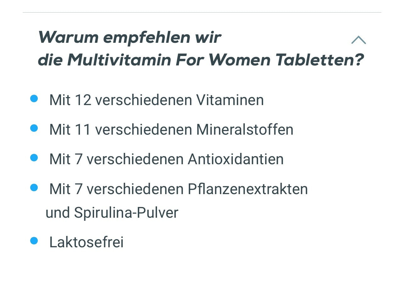 BioTech USA multivitamin für Woman 60 Tabletten NirooX Nutrition.