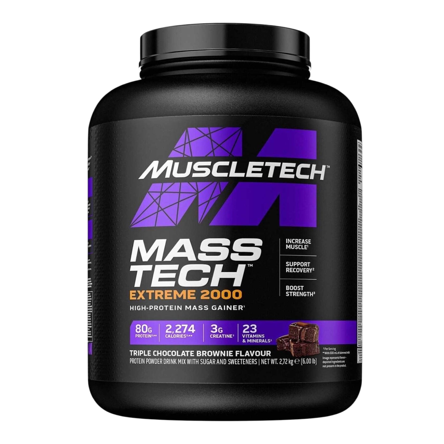 Muscletech Mass Tech Extreme 2000 - 2,7 kg- Gainer + Bonus NirooX Nutrition.