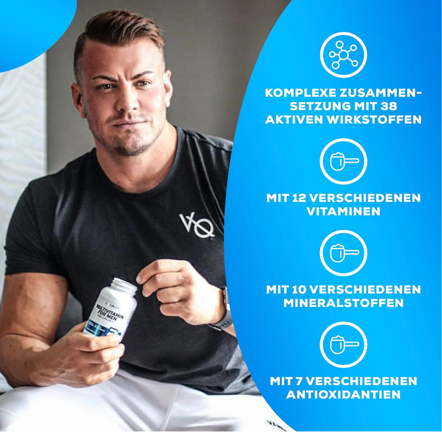 BioTech USA multivitamin für mann 60 Tabletten NirooX Nutrition.