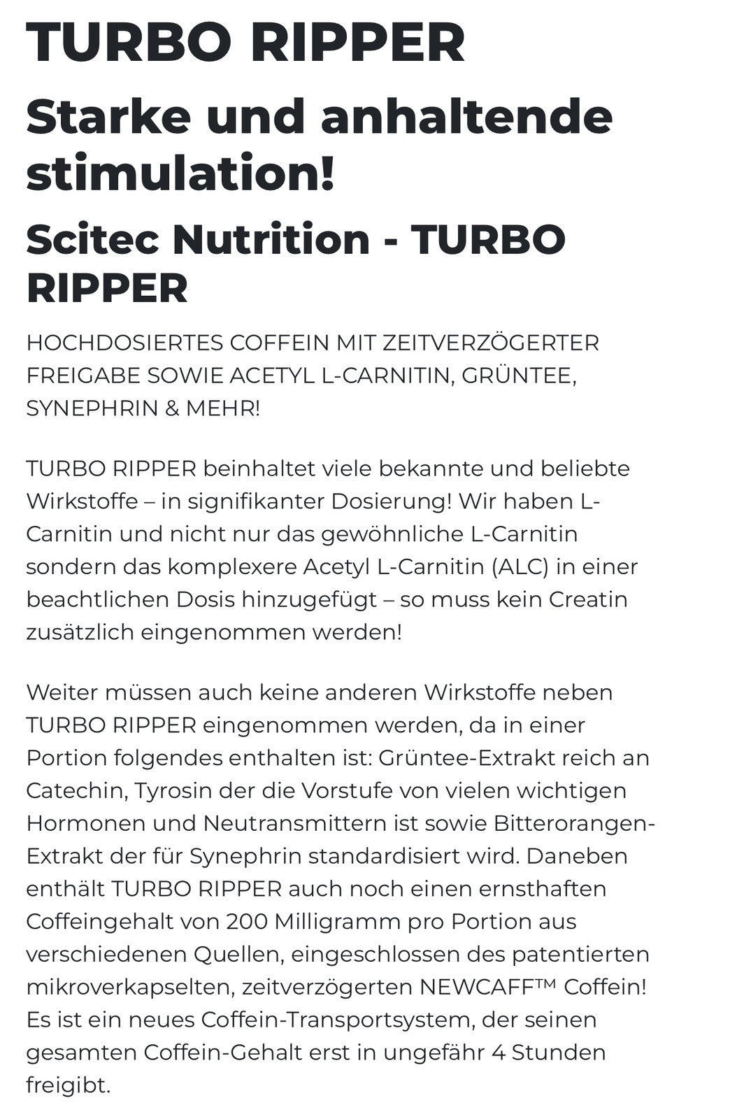 Scitec Nutrition Turbo Ripper 100 Kapsel + Bonus NirooX Nutrition.