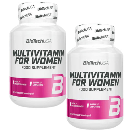 2 x BioTechUSA Multivitamin for Women - 60 tablets