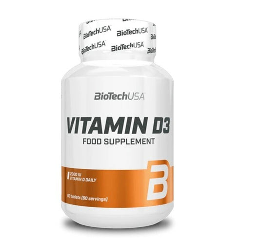 BioTech USA Vitamin D3, 60-120 Tabletten NirooX Nutrition.