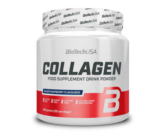 Biotech USA Collagen - 300g Dose - mit Hyaluronsäure NirooX Nutrition.