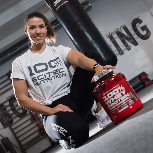 Protein 100% Whey 2350g  Scitec Nutrition Schokolade + Creatine 300 g + Bonus