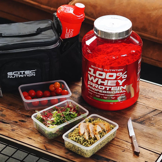 Protein 100% Whey 2350g  Scitec Nutrition Schokolade + Creatine 300 g + Bonus