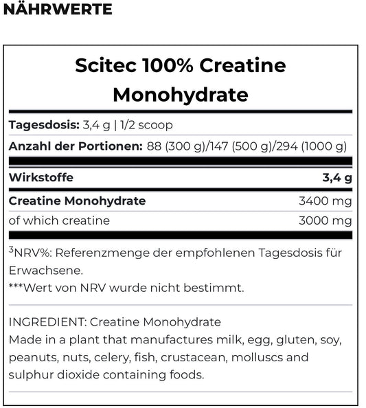 Zwei Kreatin Creatin 100 %monohydrat Scitec Und Biotech 300 g + Zwei Handtrainer