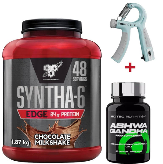 BSN - Syntha 6 EDGE 1780g - 1920g -  Whey Protein + Ashwagandah 60 Kap. Scitec