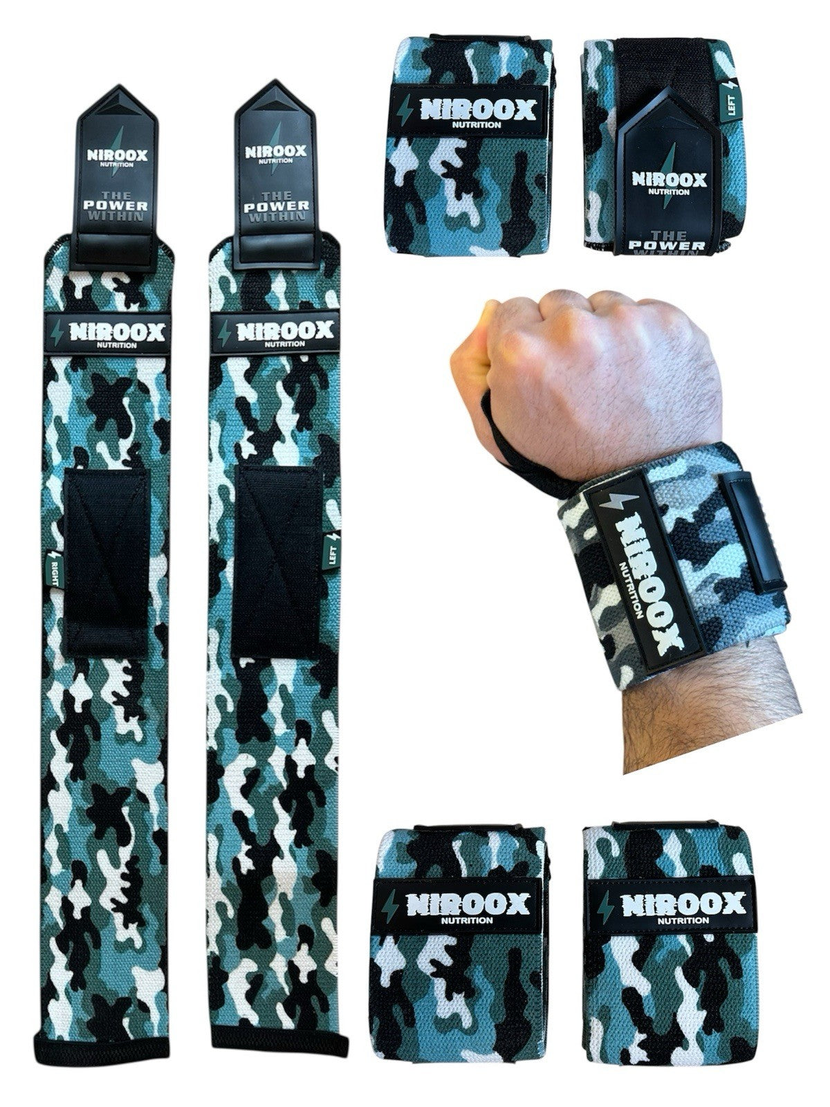 1 Paar Handgelenk Bandagen -Wrist Wraps - NirooX- Krafttraining- Best Quality