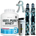 Biotech USA 100% Pure Whey 2270g Glutenfrei Fettabbau + Bonus NirooX Nutrition.