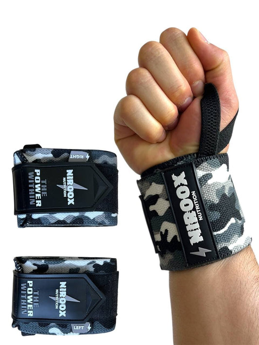 1 Paar Handgelenk Bandagen -Wrist Wraps - NirooX- Krafttraining- Best Quality NirooX Nutrition.