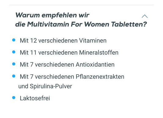BioTech USA multivitamin für Woman 60 Tabletten