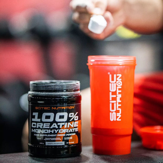 Protein 100% Whey 2350g  Scitec Nutrition Schokolade + Creatine 300 g + Bonus