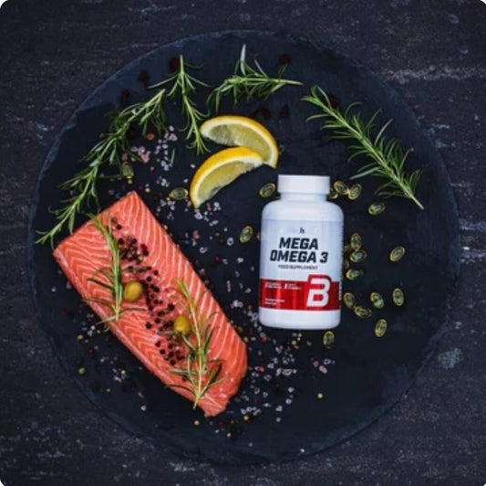 BioTech USA Mega Omega 3 Fetsäuren Fischöl 90 Kapseln EPA DHA NirooX Nutrition.