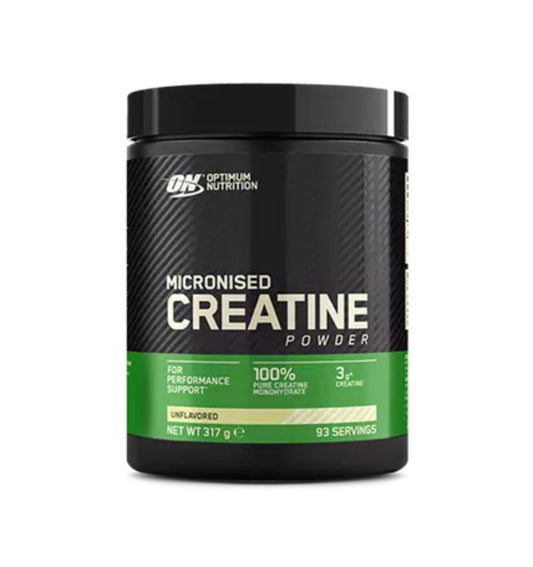Kreatin |Creatin100 % monohydrat Optimum Nutrirtion 317g 93s MitFREE Handtrainer