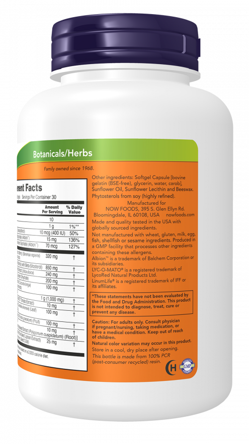 Now Foods, Prostate Health (Clinical Strength), 90 Weichkapseln -EXP: 2025-12-30 NirooX Nutrition.