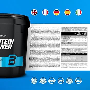 BioTechUSA Protein Power – 4000g Soy Isolate, with Creatine, Sugar-Free, Lactose-Free 