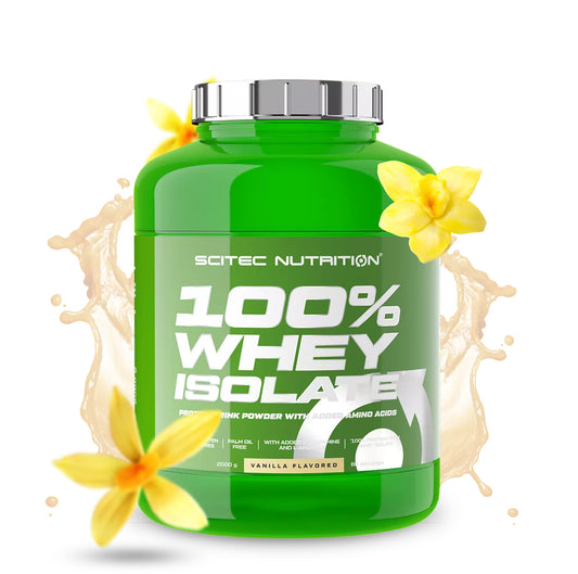 Scitec Nutrition Whey Isolate 100% – 2000g, Laktosearm & Hochwertiges Molkenprotein