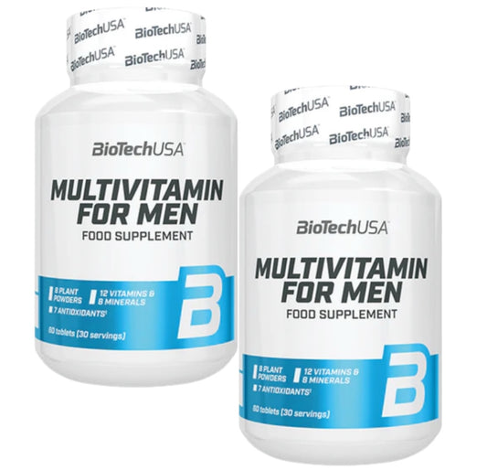 2 x BioTechUSA Multivitamin for Men - 60 tablets