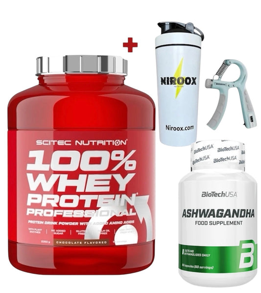 Scitec Nutrition 100% Whey Protein - 2,35kg +Ashwagandah 60 kap.