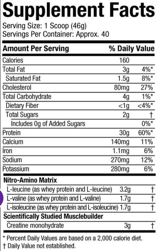 MuscleTech Nitro-Tech Whey Protein – 1,8kg + Scitec Creatine 300g