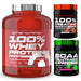 Scitec Nutrition 100% Whey Protein 2350g +BCAA Xpress 300g+Creatine 300 g +Bonus NirooX Nutrition.