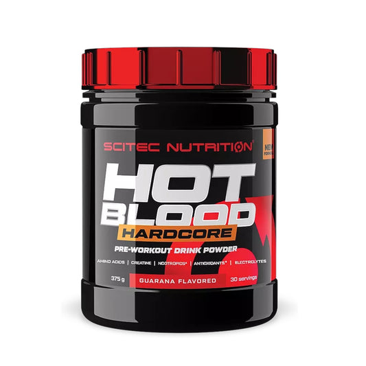 Scitec Nutrition Hot Blood Hardcore 375g, Koffein Beta-Alanin +Bonus