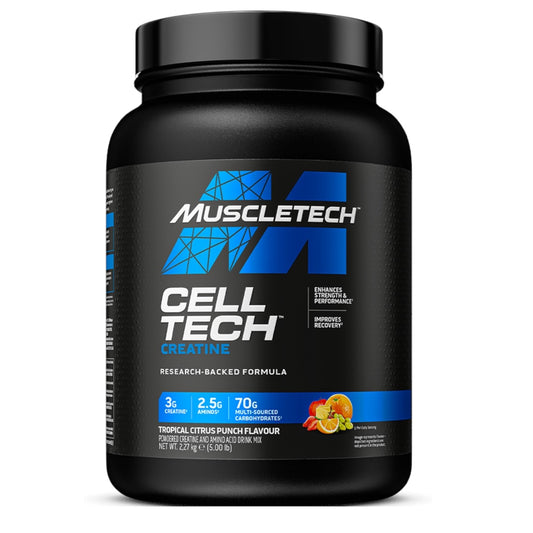Muscletech Cell-Tech Creatine – 2270g Tropical Citrus Punch.