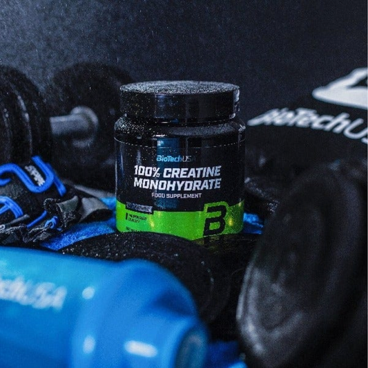 BioTechUSA 100% Micronized Creatine Monohydrate – 300 g / 500 g + Bonus