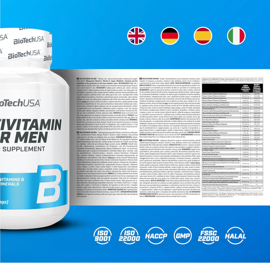 2 x BioTechUSA Multivitamin for Men - 60 tablets