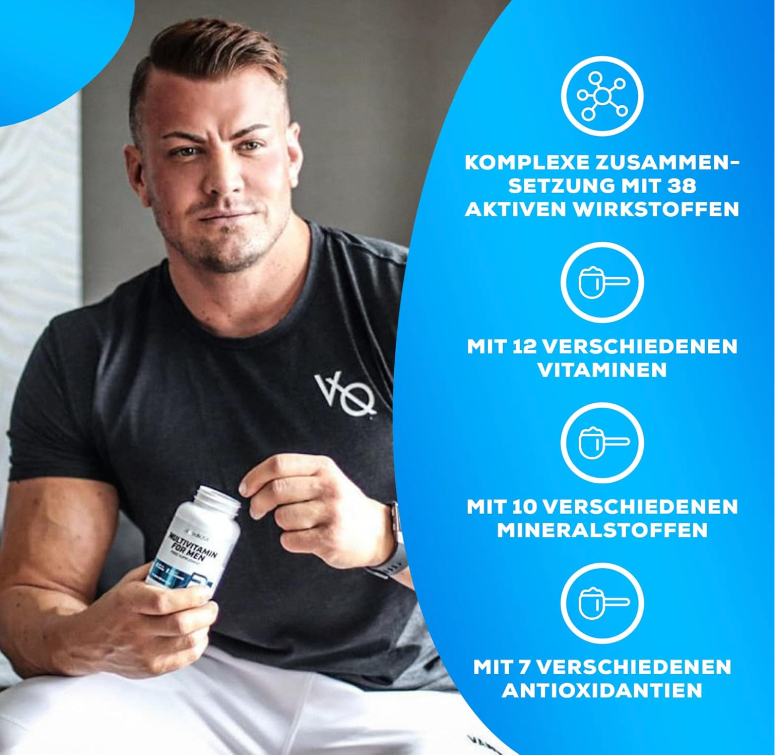 BioTech USA multivitamin für mann 60 Tabletten NirooX Nutrition.
