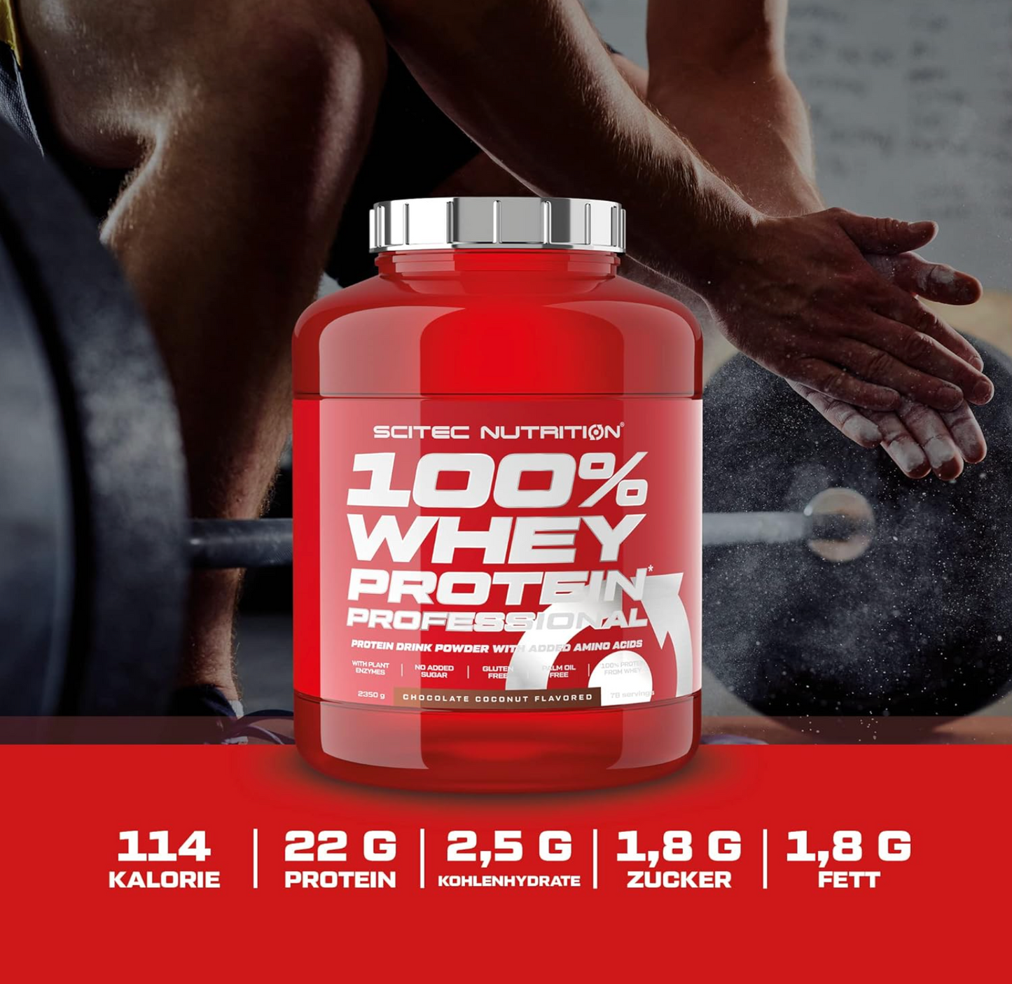 Scitec Nutrition 100% Whey Protein - 2350gr + Bonus