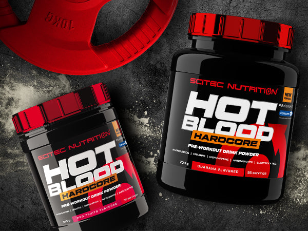 Scitec Nutrition Hot Blood Hardcore – 375g Pre-Workout Booster Orange Geschmack