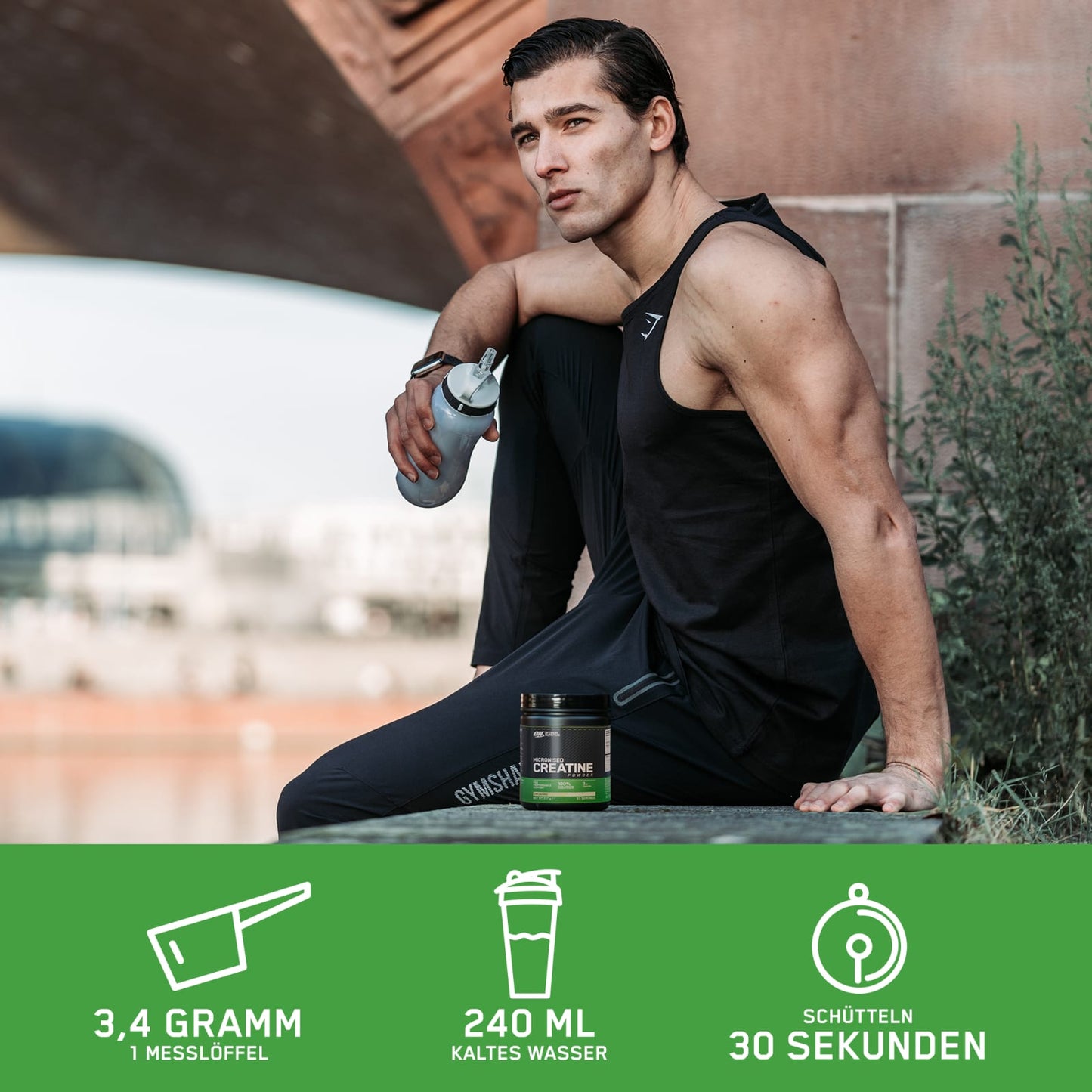 Optimum Nutrition Creatine Monohydrate – Micronized 317 g / 634 g incl. Bonus