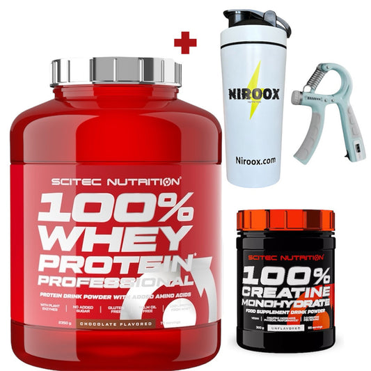 Scitec Nutrition 100% Whey Protein - 2,35kg + Creatine 300 gr