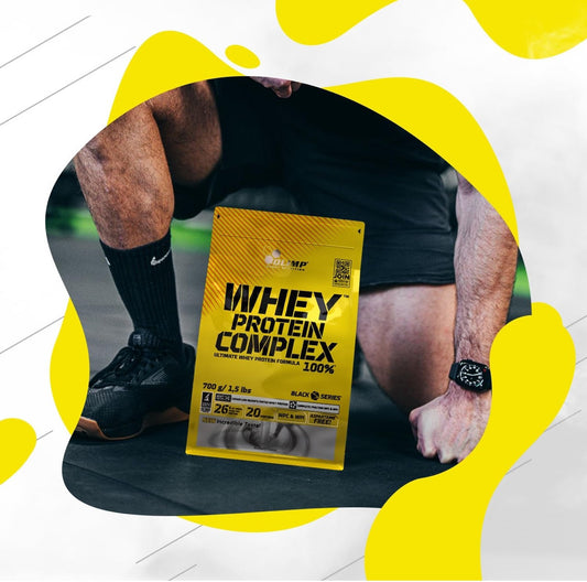 Olimp Whey Protein Complex 100% Protein 2270 g + Mega Creatine 120 kap. + Bonus NirooX Nutrition.
